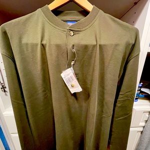 Pendleton olive Henley, brand new, never worn